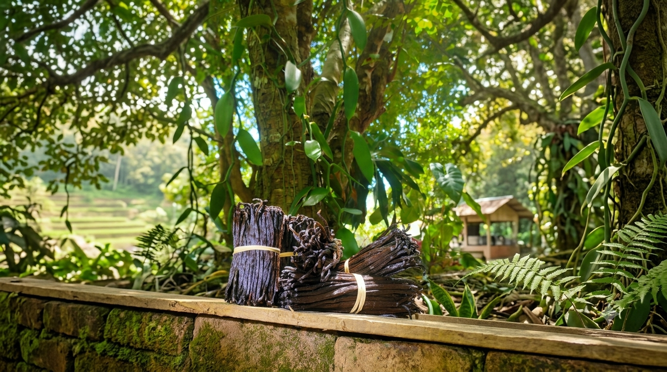 Plantation de vanille Mañanika